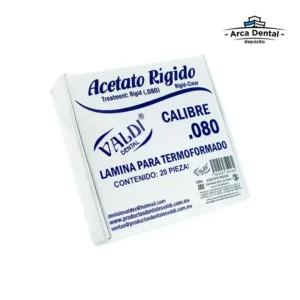 Lámina de Acetato Rígido No. 80 para Termoformado - Caja