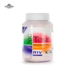 Acrílico Normal Nic Tone Polvo 90g - Tono R1V (Rosa con Vetas)