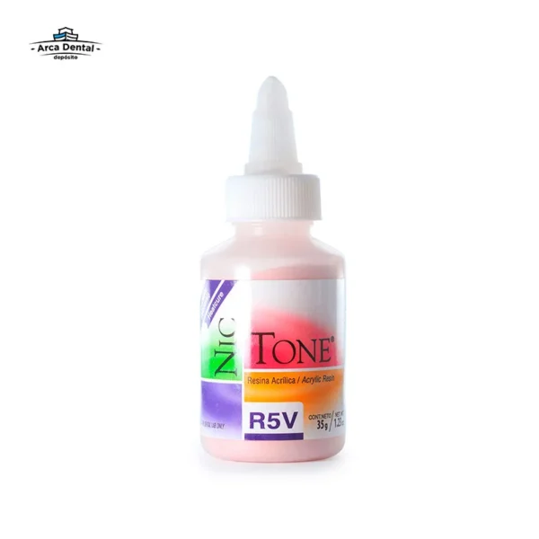 Acrílico Normal Nic Tone Polvo 35g - Tono R5V (Rosa con Vetas)