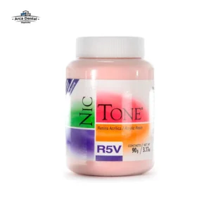 Acrílico Normal Nic Tone Polvo 90g - Tono R5V (Rosa con Vetas)