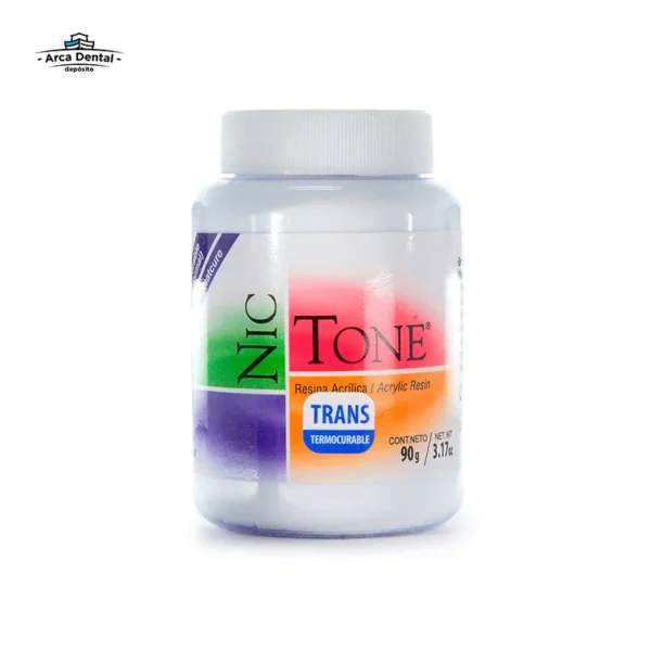 Acrílico Normal Nic Tone Polvo 90g - Transparente