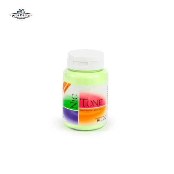 Acrílico Rápido Nic Tone Ortodoncia Polvo 90g - Tono #01
