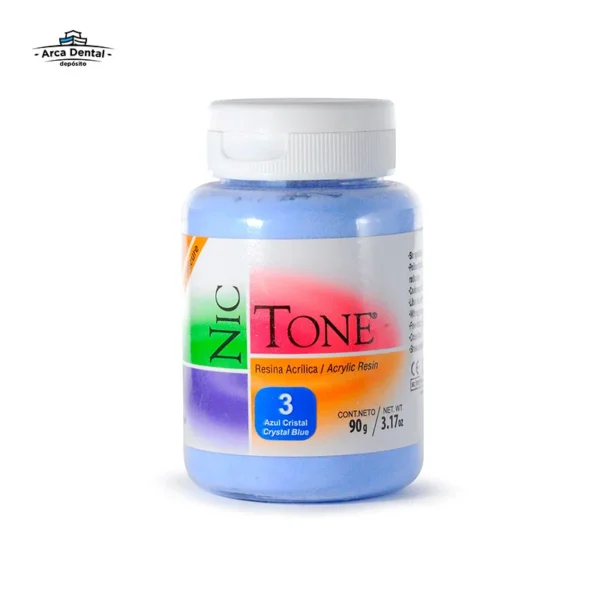 Acrílico Rápido Nic Tone Ortodoncia Polvo 90g - Tono #03