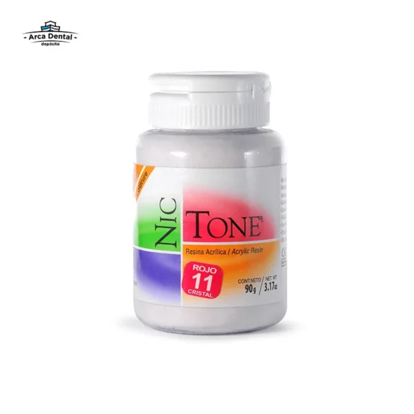 Acrílico Rápido Nic Tone Ortodoncia Polvo 90g - Tono #11
