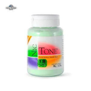 Acrílico Rápido Nic Tone Ortodoncia Polvo 90g - Tono #18 D