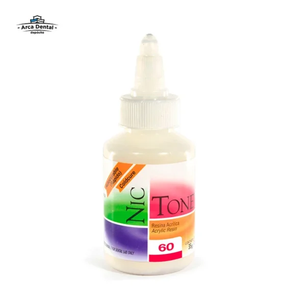 Acrílico Nic Tone Rápido Polvo 90g - Tono 60 (Dientes)