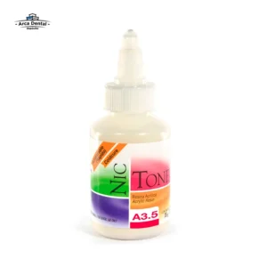 Acrílico Nic Tone Rápido Polvo 35g - Tono A3.5 (Dientes)