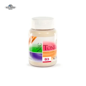 Acrílico Nic Tone Rápido Polvo 90g - Tono B3 (Dientes)