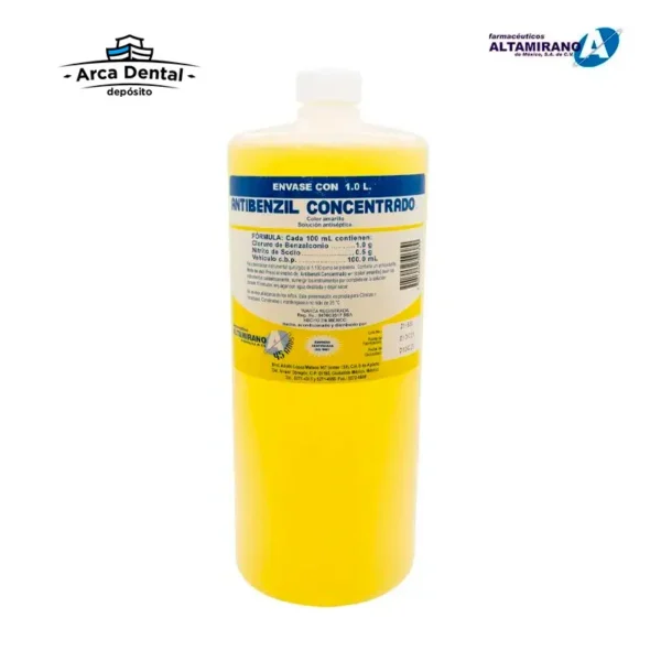 Antibenzil Concentrado 1 Litro Amarillo - Desinfectante