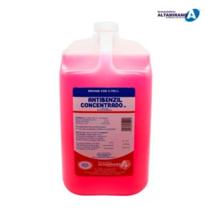 Antibenzil Concentrado 3.750 Litros (Galón) Rojo - Desinfectante