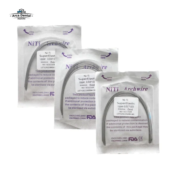 Arco de Ortodoncia Nitinol Superelástico Rectangular - Varios Calibres