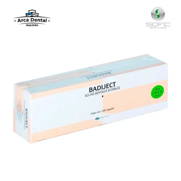 Agujas Dentales Badiject 30G Extra Cortas (0.3 x 12mm) - Caja con 100