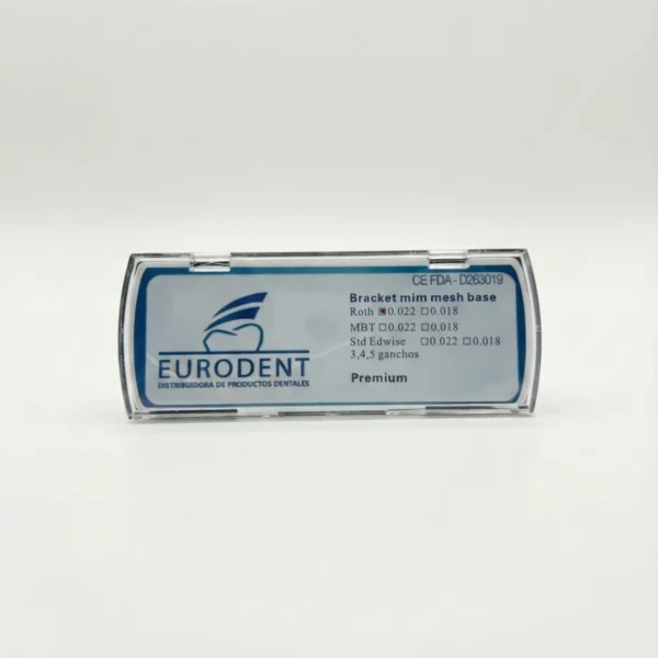 Brackets Metálicos Premium Roth .022 (Tecnología MIM) - Juego de 20 Piezas