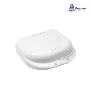 Estuche para Retenedores y Guardas de Plástico Blanco - Sin Cordón