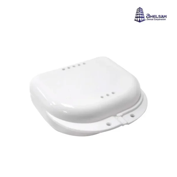 Estuche para Retenedores y Guardas de Plástico Blanco - Sin Cordón