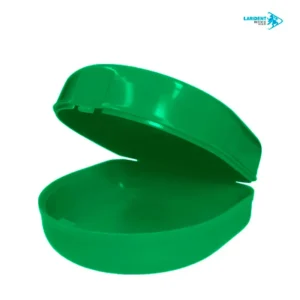Estuche para Retenedores y Guardas de Plástico Verde - Sin Cordón