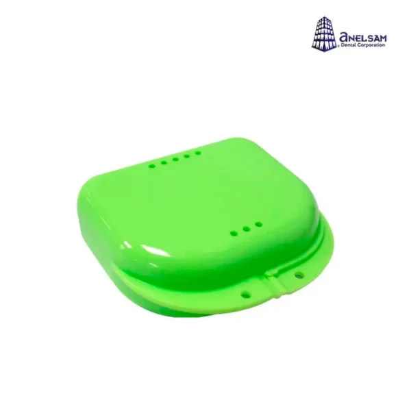 Caja Ortho Plástico Sin Cordón Verde Anelsam – Estuche para Aparatología