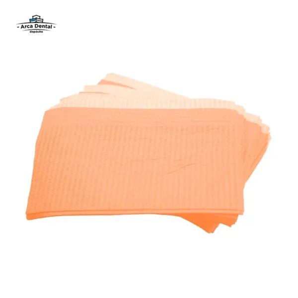 Baberos Desechables (Campos) Color Amarillo - Bolsa con 50 Piezas