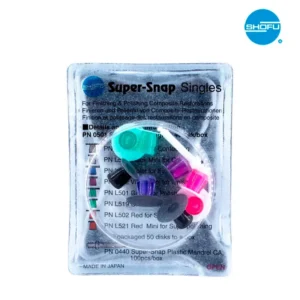 Discos Shofu Super-Snap Single – Paquete con 8 Piezas para Pulido de Resinas