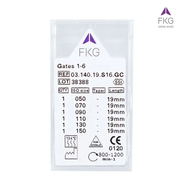 Fresas Gates Glidden No. 1-6 19 mm GC FKG