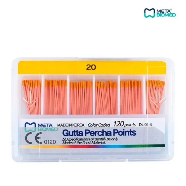 Conos de Gutapercha Metabiomed No. 20