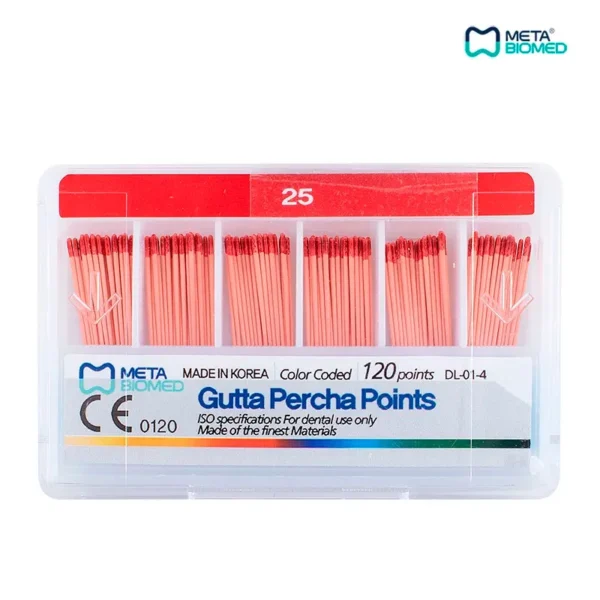 Conos de Gutapercha Metabiomed No. 25