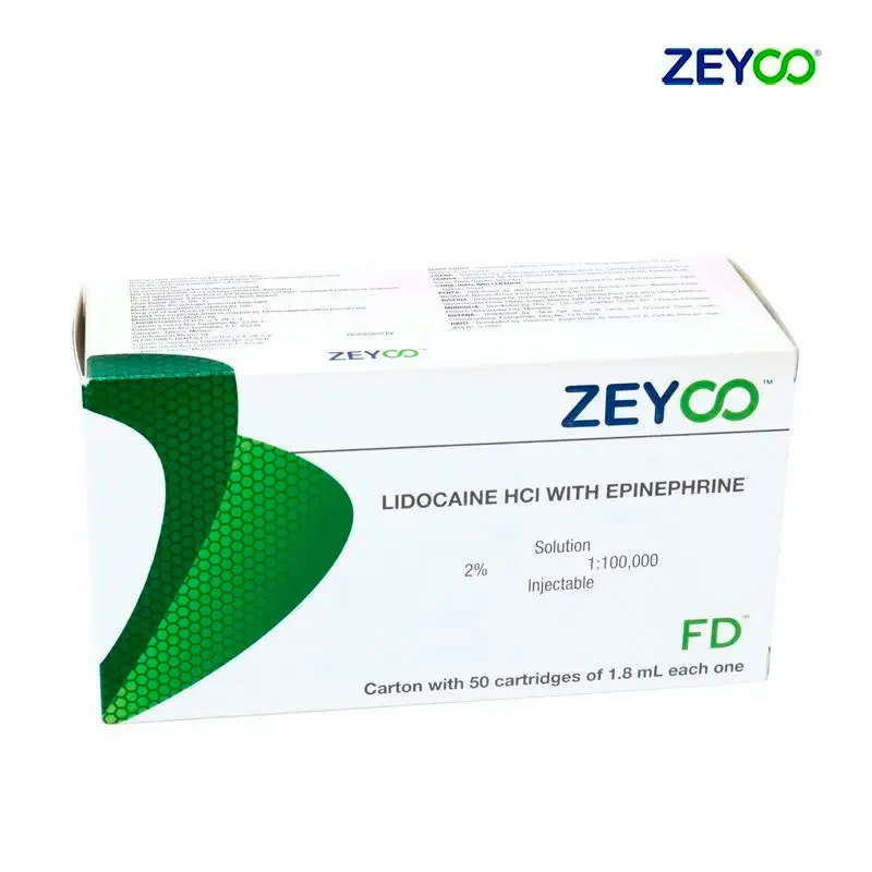 Lidocaína FD 2% con Epinefrina – 50 Cartuchos Plástico con Agujas 30G Corta Lidocaína FD 2% con Epinefrina – 50 Cartuchos Plástico con Agujas 30G Corta - Imagen 1