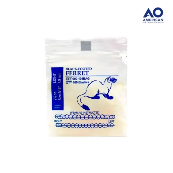 Ligas Intraorales 2.5oz 5/16 Ferret – Elásticos Intermaxilares de Ortodoncia