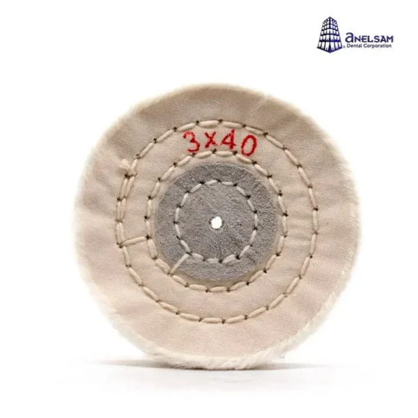 Manta para Pulir 3×40 — Rueda de Pulido para Laboratorio Dental