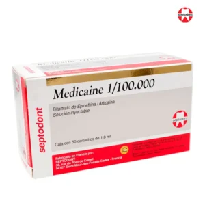 Medicaine 1:100 Anestesia Dental Cartucho