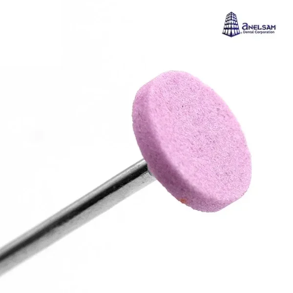 Piedra Montada Rosa Rueda P-02 Jinguang — Fresa de Acabado para Laboratorio Dental