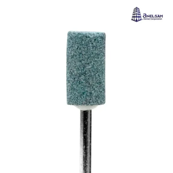 Piedra Montada Verde Barril G-06 Anelsam — Fresa de Acabado para Laboratorio Dental