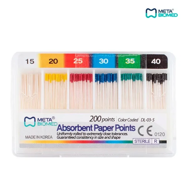 Puntas de Papel Metabiomed No. 15-40
