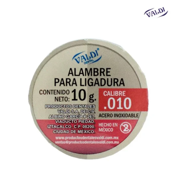 Rollo Ligadura Metálica No. 10 10 g Ortodoncia