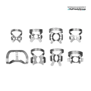 Set de 8 Grapas Hu-Friedy Satin Steel (Modelos 0, 1, 2, 7, 8, 8A, 14A y 212) – Máxima Retención y Durabilidad