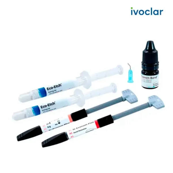 Tetric EcoCeram Plus Intro Pack 2×4 g — Kit de Resinas A2 y A3 con Ácido Ivoclar