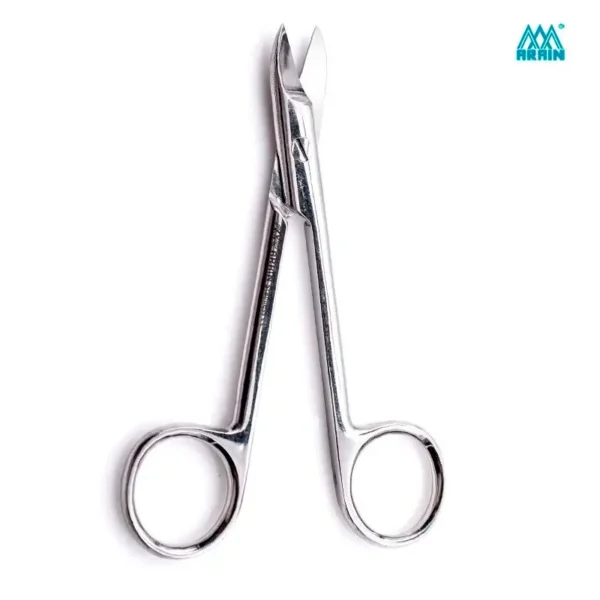 Tijera Oro Recta 11cm Arain – Tijera Quirúrgica con Anillos Dorados